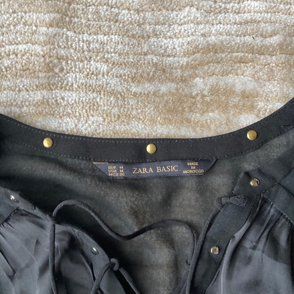 Zara Basic Blouse (M) - image 2